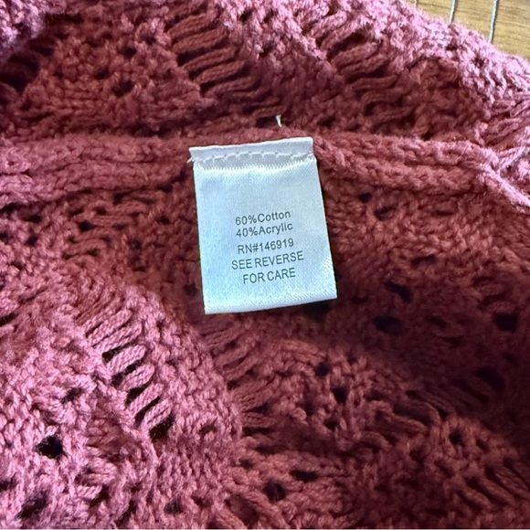 Freshman Women's Brown Cardigan Sweater - Picture 5 of 6